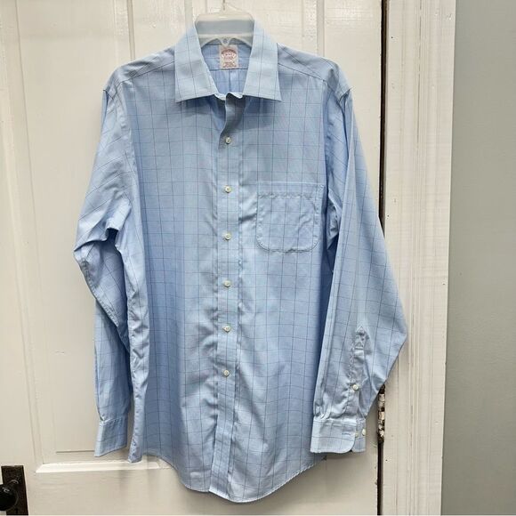 Brooks Brothers Other - Vintage Brooks Brothers long sleeve button down dress shirt men's 16 4/5. xl